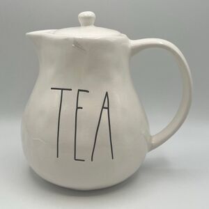 NWOT Rae Dunn TEA Farmhouse Kettle Pitcher